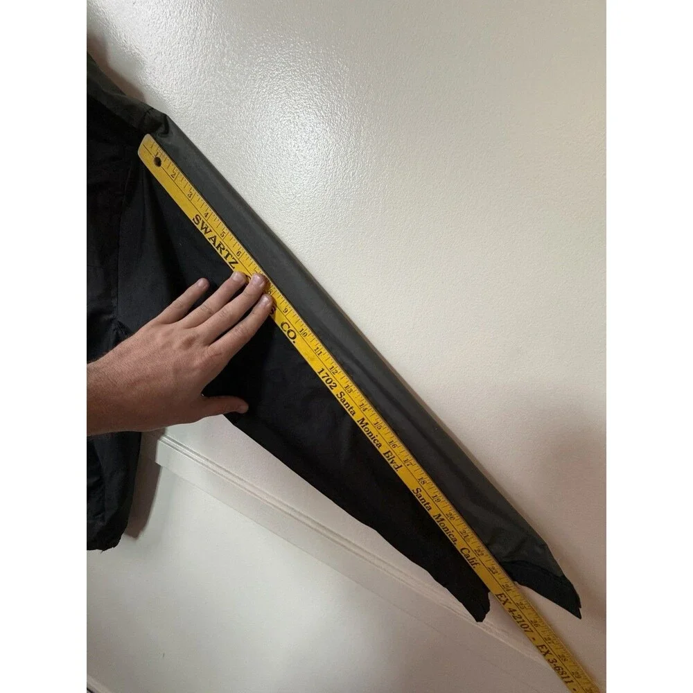 U.S. Polo Assn Mens Hooded Windbreaker Jacket Black Gray Mesh Lined